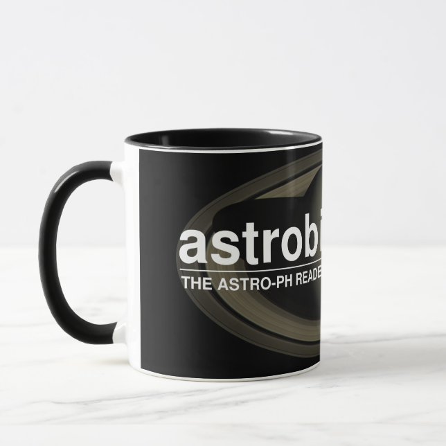 Astrobites mugg - Saturn (mörk bakgrund) (Vänster)