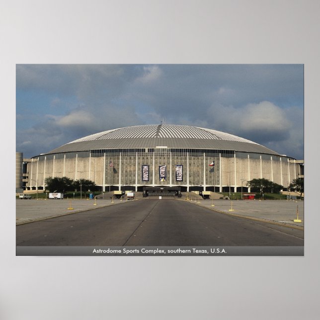 Astrodome Sports Complex, Southern Texas, USA Poster (Framsidan)