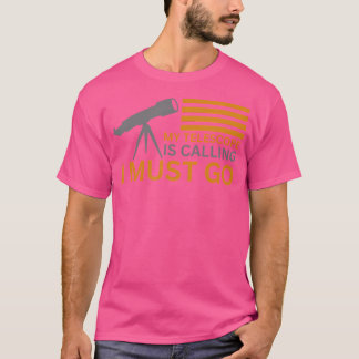 Astrofotografi Astronomi Rymd Kamera Fotograf T Shirt