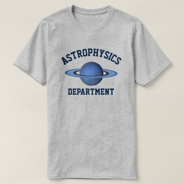 Astrofysikavdelning T Shirt (Design framsida)