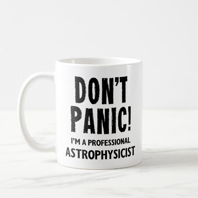 Astrofysiker Funny Gift Kaffemugg (Vänster)