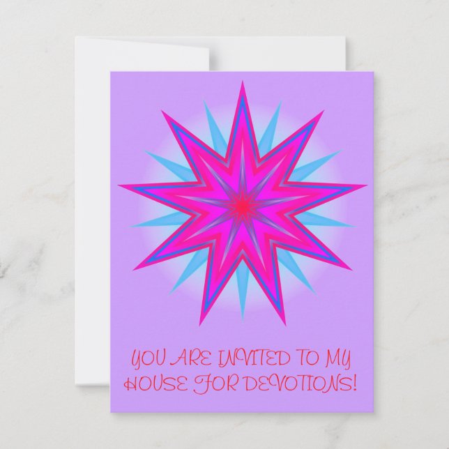 AstroJalal10 Inbjudningar (Framsida)