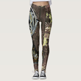 "Astrolabium" 22, damasker Leggings