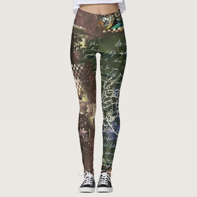 "Astrolabium" 41, damasker Leggings (Framsida)