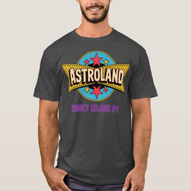 Astroland - Coney Island, NY T Shirt (Framsida)
