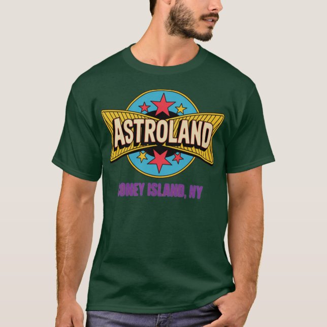 Astroland - Coney Island, NY T Shirt (Framsida)