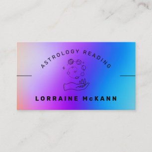 ASTROLOGER Astrology Reading AURA Visitkort