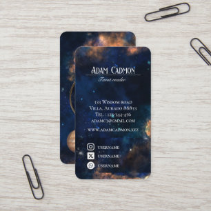 Astrologer cosmc celestial artful visitkort