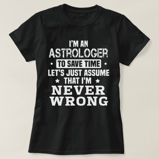 Astrologer T Shirt (Design framsida)