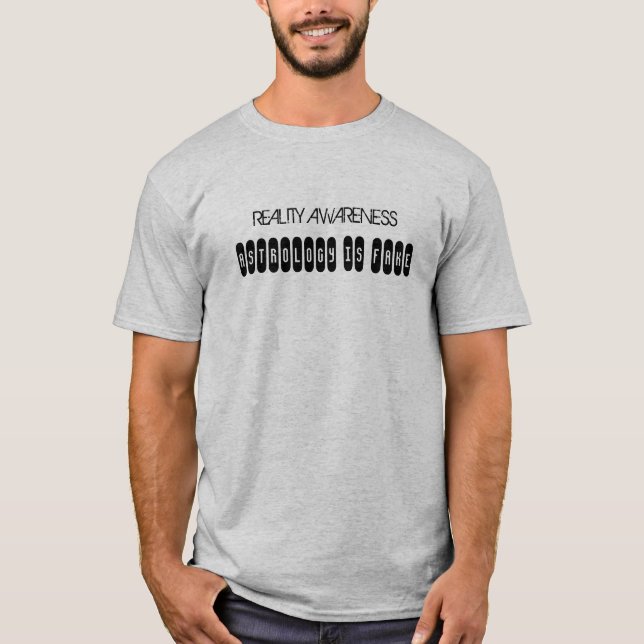 Astrologi är fejkar t-skjortan tee shirt (Framsida)