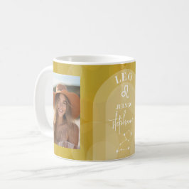 Astrologi Leo Zodiac Signera Photo Anpassningsbar  Kaffemugg