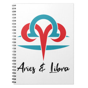 Astrologi och Libra Par Zodiac Horoscope Astrology Anteckningsbok