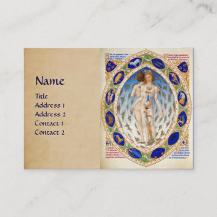 ASTROLOGI OCH ZODIACAL TECKENAstrologistParchment Visitkort