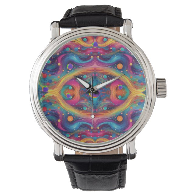 Astrologi planet rymd galax universum  armbandsur (Framsida)