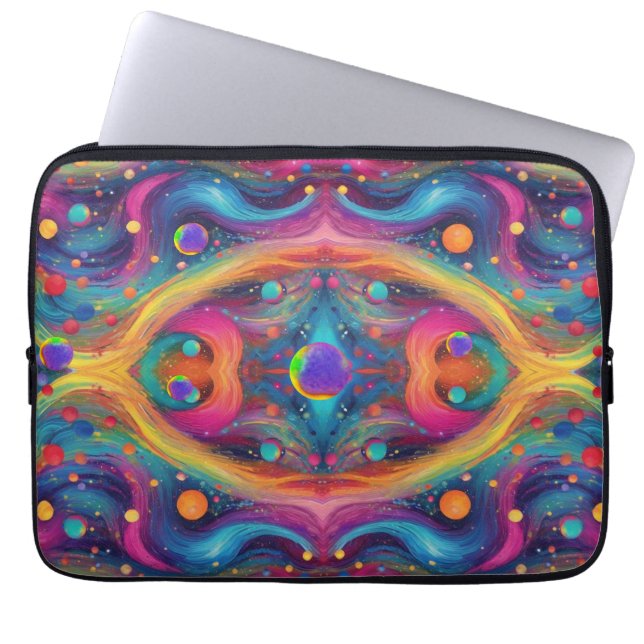 Astrologi planet rymd galax universum  laptop fodral (Framsidan)