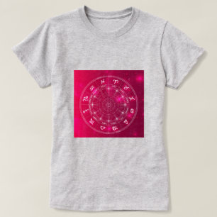 Astrologi rullar stjärntecken t shirt