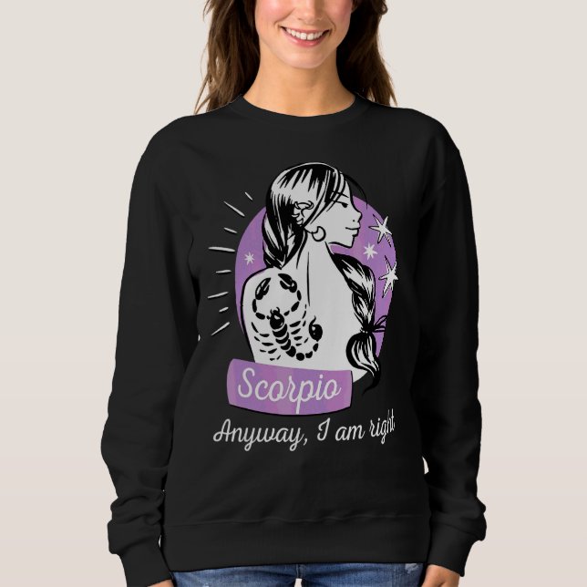 Astrologi Scorpio, Zodiac Sign Scorpio T Shirt (Framsida)