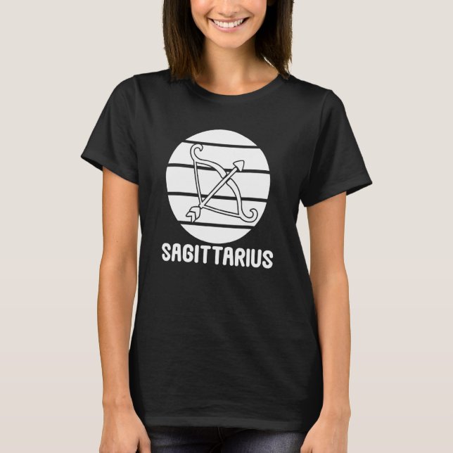 Astrologi Skytten 1 T Shirt (Framsida)