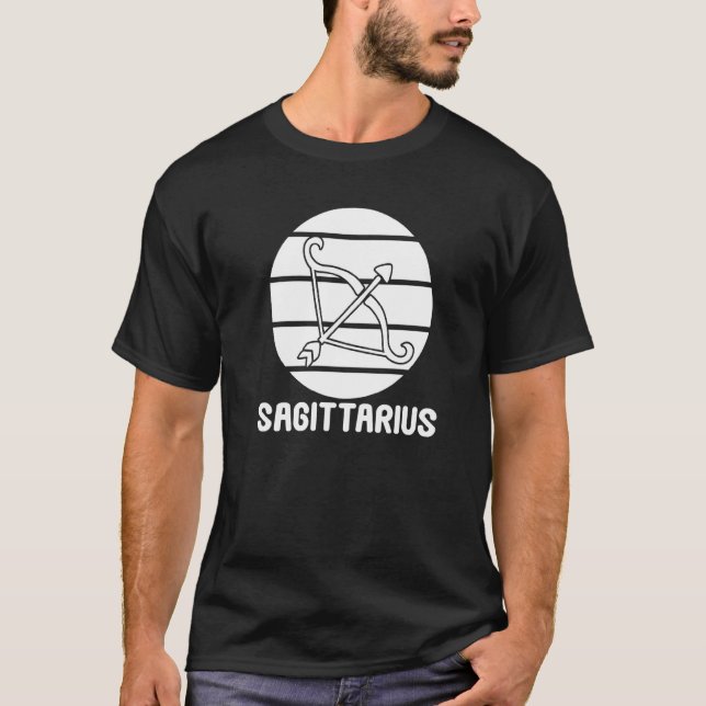 Astrologi Skytten 1 T Shirt (Framsida)