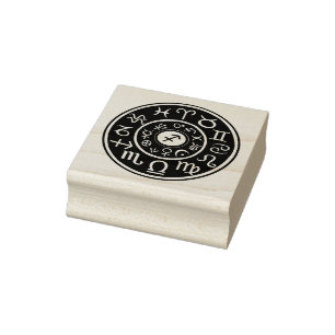 Astrologi Skytten Zodiak design gummistämpel Stämpel