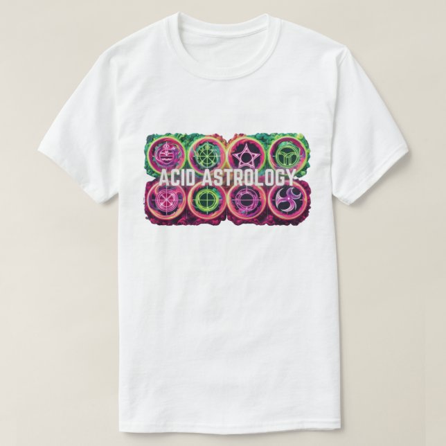 Astrologi - Stjärntecken T Shirt (Design framsida)