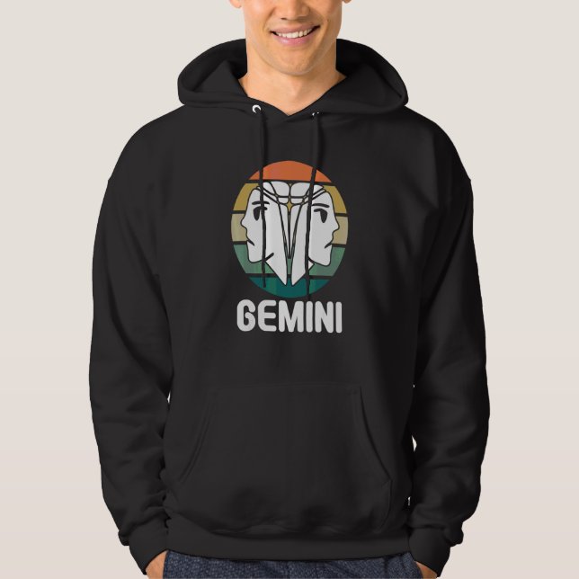 Astrologi Tvillingarna Hoodie (Framsida)