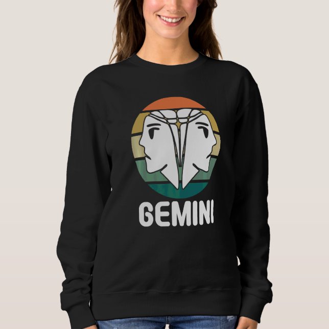 Astrologi Tvillingarna T Shirt (Framsida)