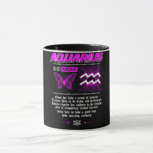 Astrologi/ Zodiac Sign//Aquarius Mugg