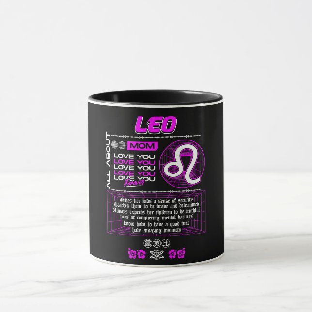 Astrologi/ Zodiac Sign//Leo Mugg (Center)