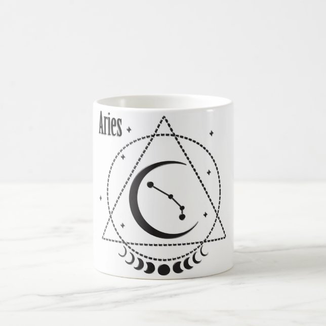 Astrologi/Zodiac-tecken/Aries Kaffemugg (Center)