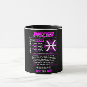 Astrologi/ Zodiac-tecken/ Pisces Mugg