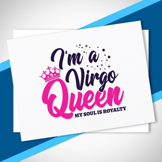 Astrologi Zodiak Augusti & September Födelsedag Ju Vykort (Skapare uppladdad)