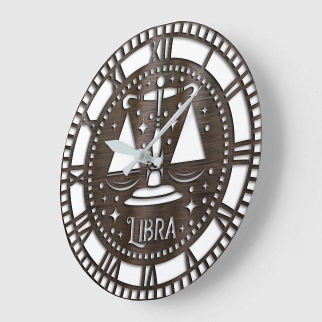 Astrologi/zodiaktecken/libra Stor Klocka (Vinkel)