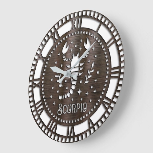 Astrologi/zodiaktecken/Scorpio Stor Klocka (Vinkel)