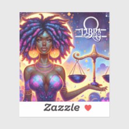 Astrological Horoscope Sign Libra Zodiac Klistermärken