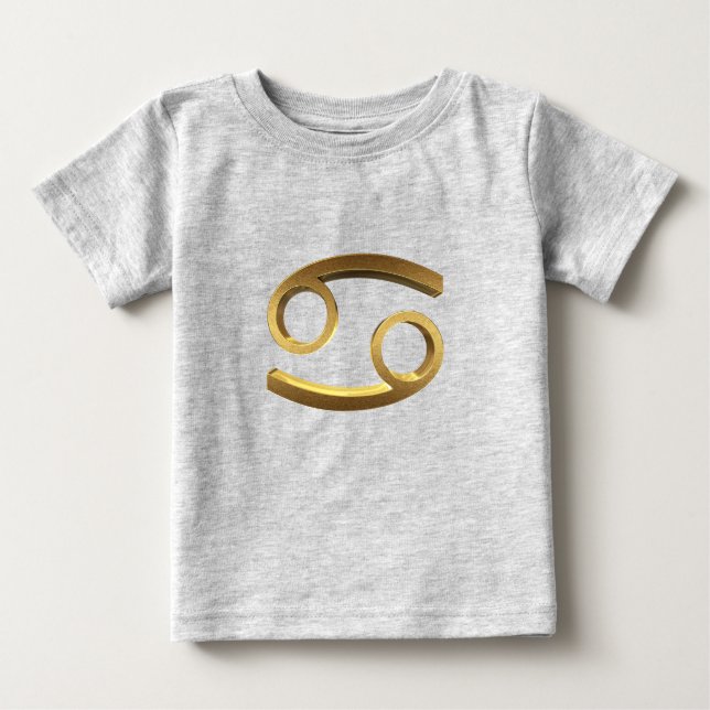 Astrological Zodiac Signs Sol Sign Cancer Guld Tröja (Framsida)