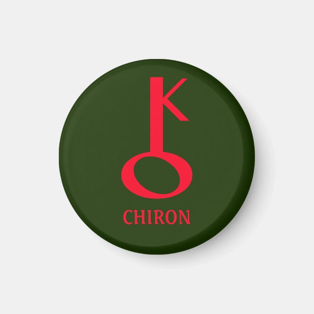 Astrologidiagram: Chiron Magnet (Framsidan)