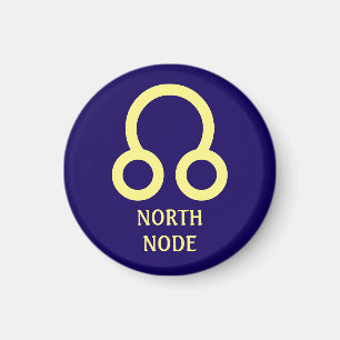 Astrologidiagram: Nordnodmagnet Magnet