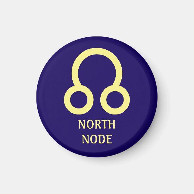 Astrologidiagram: Nordnodmagnet Magnet (Framsidan)