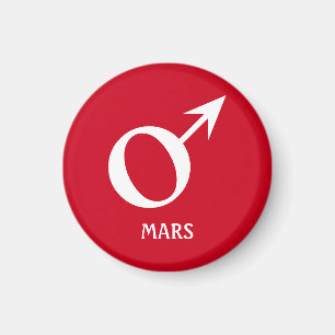 Astrologidiagram: Planeten Mars Magnet