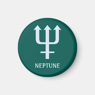 Astrologidiagram: Planeten Neptune Magnet