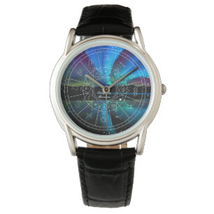 Astrologiklocka med planeter armbandsur