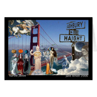 astrologikonst kartlägger collage hälsningskort