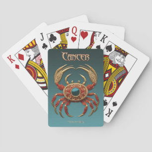 Astrologikort - Cancerzodiac-tecken Casinokort