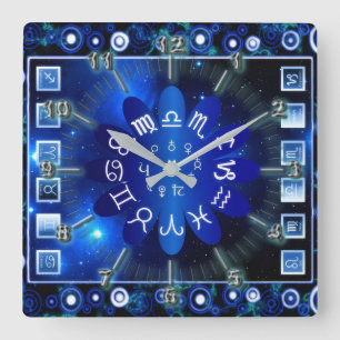Astrologisk Fyrkantig Klocka