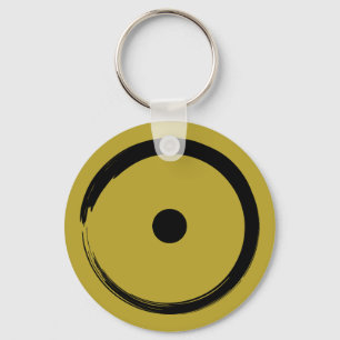Astrologisk Sol-signal - buddism Zen Circle 1 Nyckelring