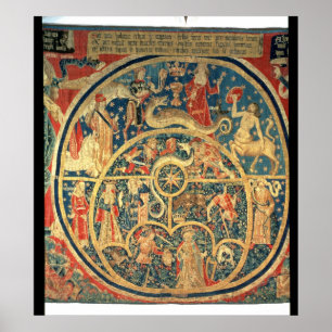 Astrologisk tapestry poster