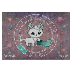 Astrologisk Taurus Cute cat Zodiac Wheel