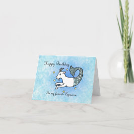 Astrologisk Zodiac-tecken Capricorn Goat Birthday Kort