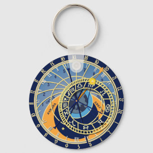 Astrologiska Prague tar tid på Nyckelring